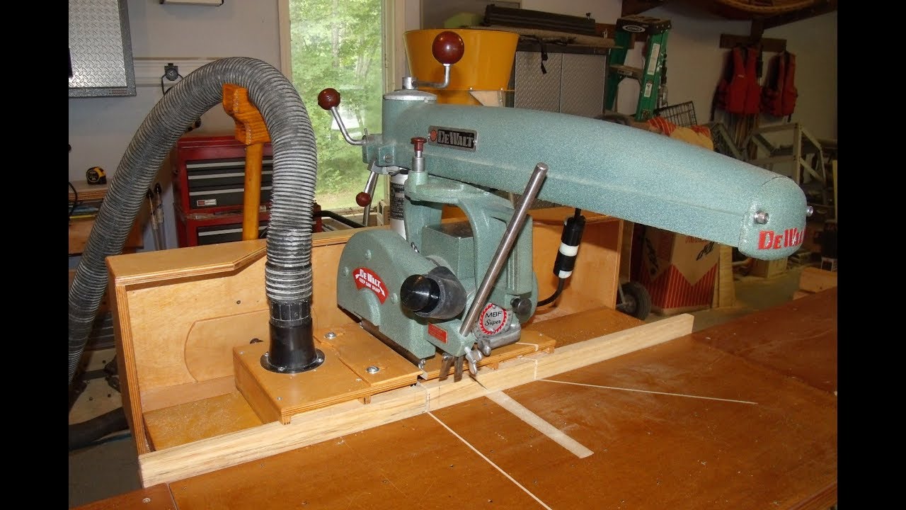 Dust Control for Radial Arm Saw