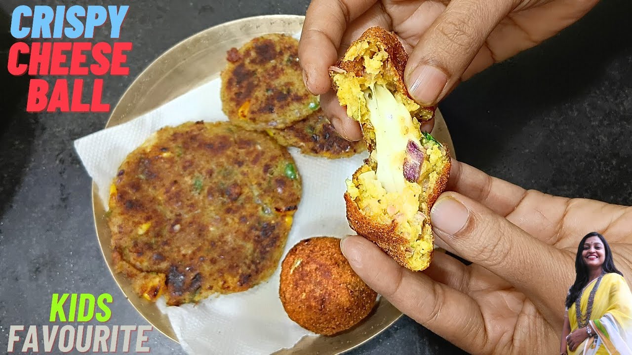 Crispy corn cheese ball recipe | cheese ball recipe | Aloo tikki recipe | 