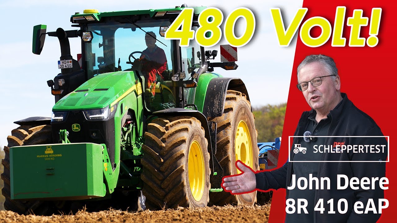 Hirsch mit fast 460 PS und 480 Volt!⚡ | John Deere 8R 410 eAP