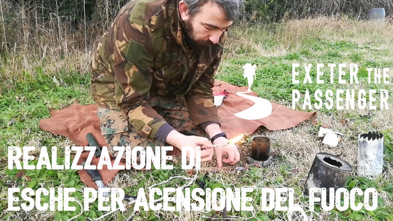 Guida alla realizzazione di esche per accensione fuoco