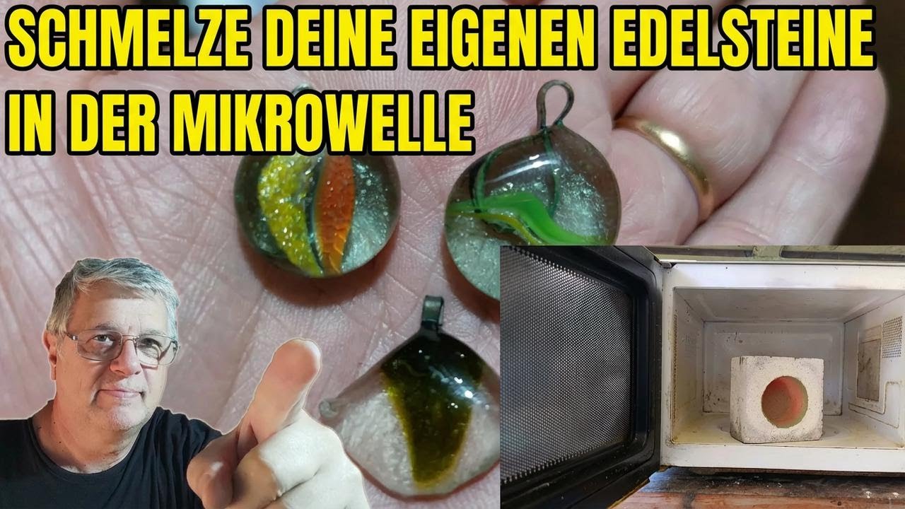 Das Geheimnis: Glas im Mikrowellenherd schmelzen – super einfach & günstig!