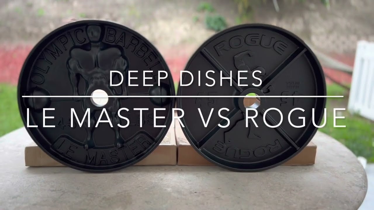 Le Master and Rogue Arnold Plates Deep Dish Comparison