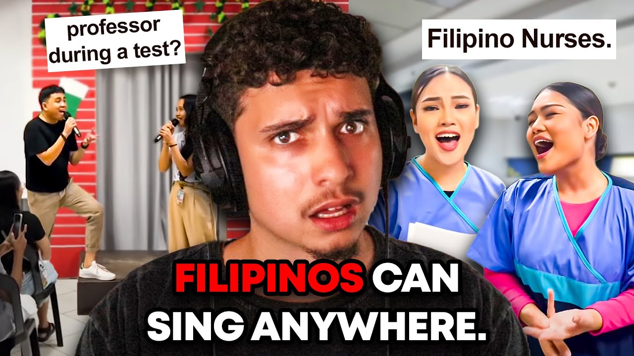 Filipinos Can Sing Anywhere.