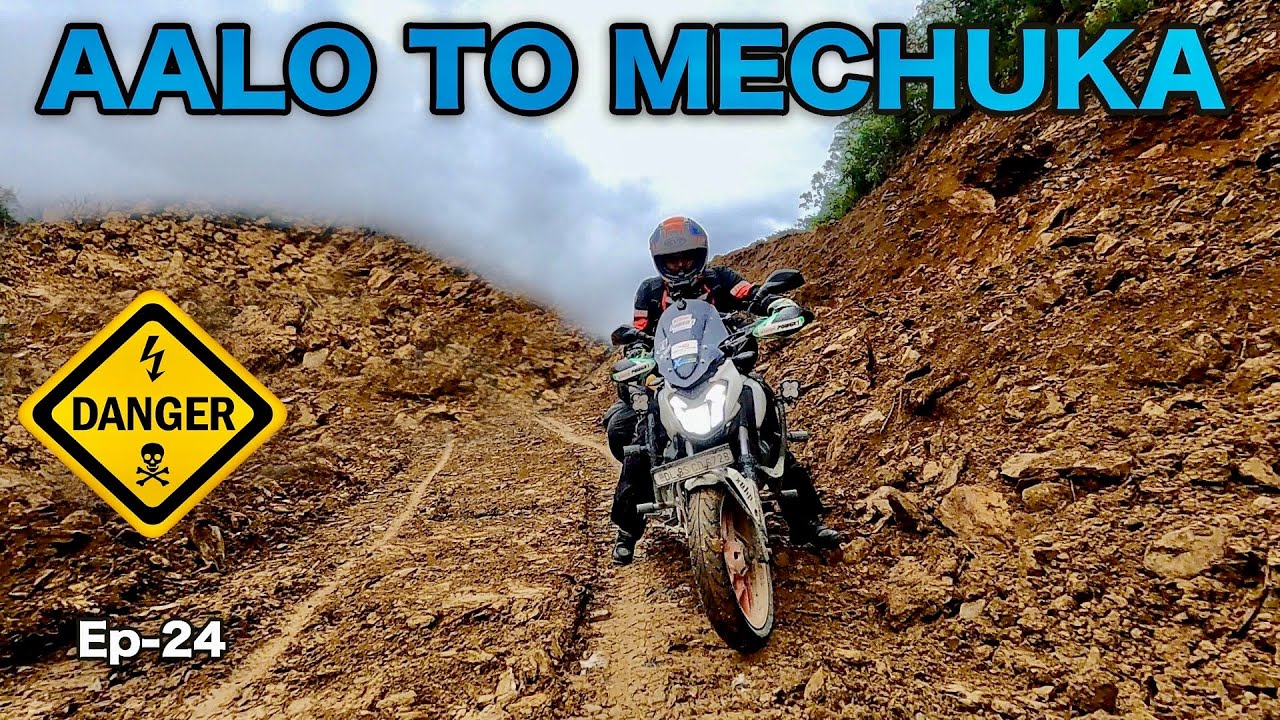 हालत ख़राब ARUNACHAL Pradesh में 😰 AALO To MECHUKA | Northeast Ride | EP-24