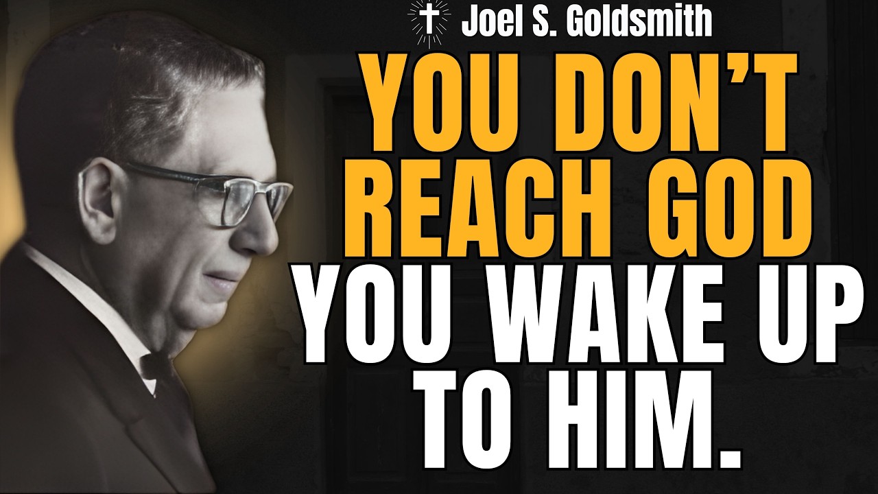 JOEL S. GOLDSMITH: STOP SEEKING GOD — The Hidden Truth About “I AM” That Ends All Striving