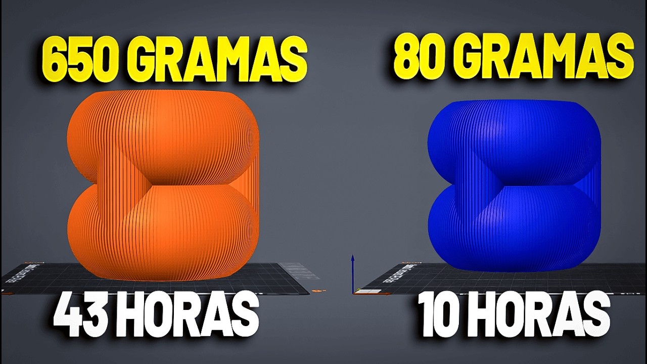Economize FILAMENTO agora! SEGREDO do modo vaso na impressão 3D - DICAS PRÁTICAS