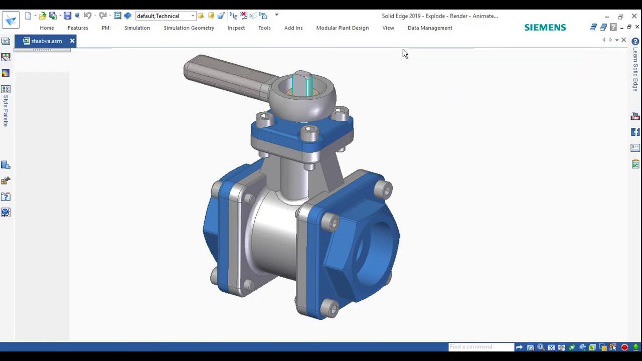 Solid Edge Exploded view creation & Animation - Shubban Technologies -  79049 69667