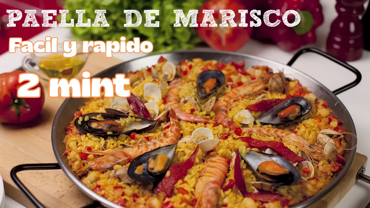 🥘 Paella de Mariscos Fácil
