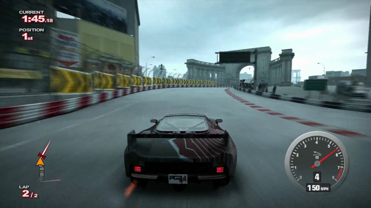 Project Gotham Racing 4 (PGR4): Jaguar XJ220S car (Gameplay)
