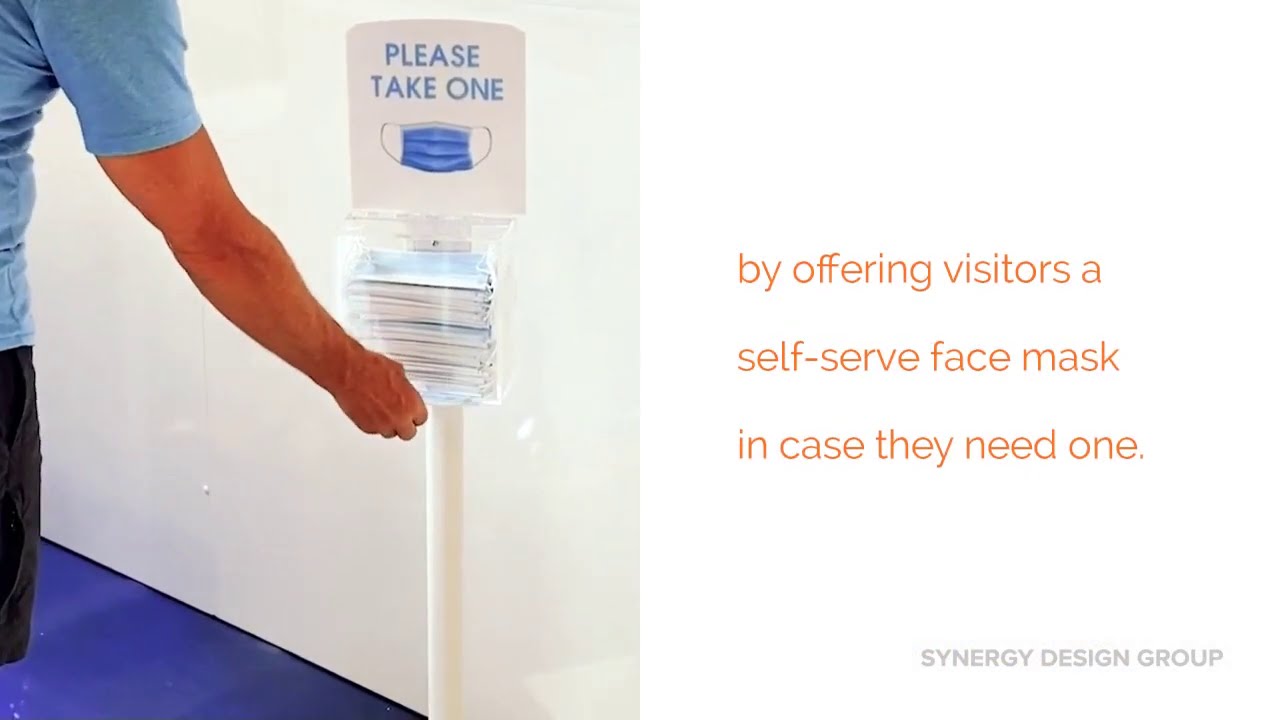 Mask Dispenser Stand by Synergy