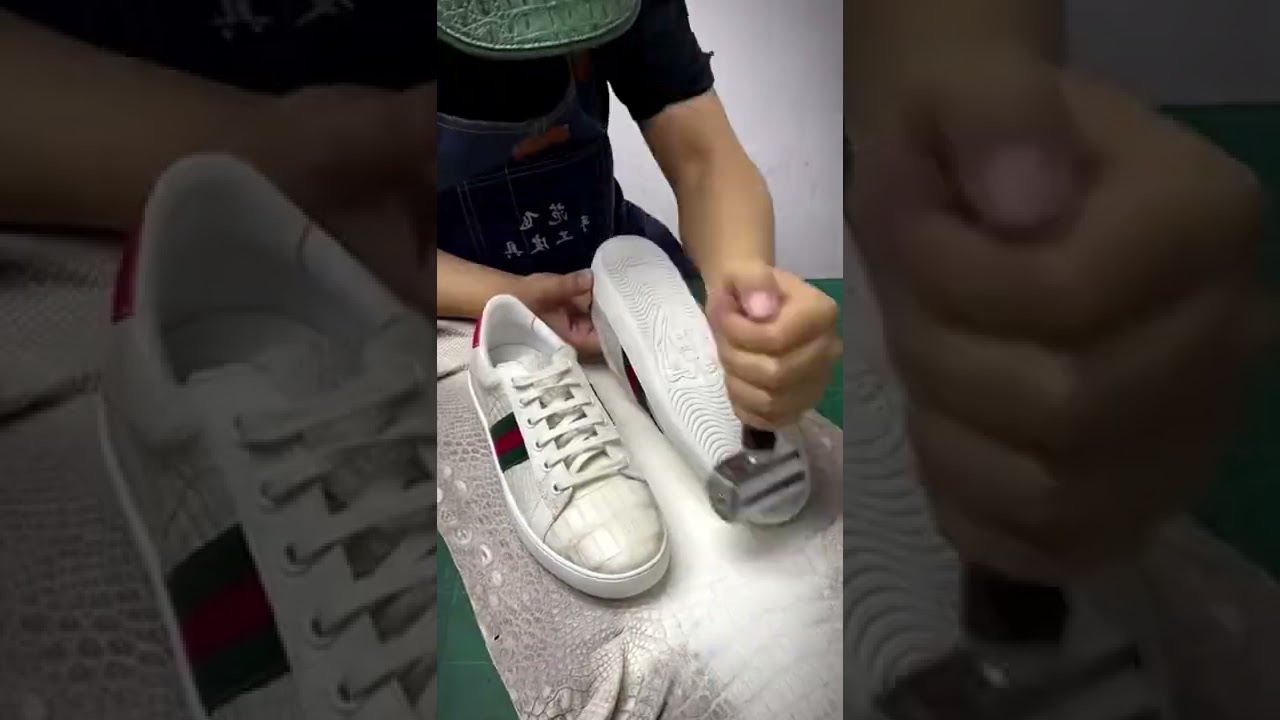 Genuine crocodile skin leather handmade sneakers Tennis shoes 