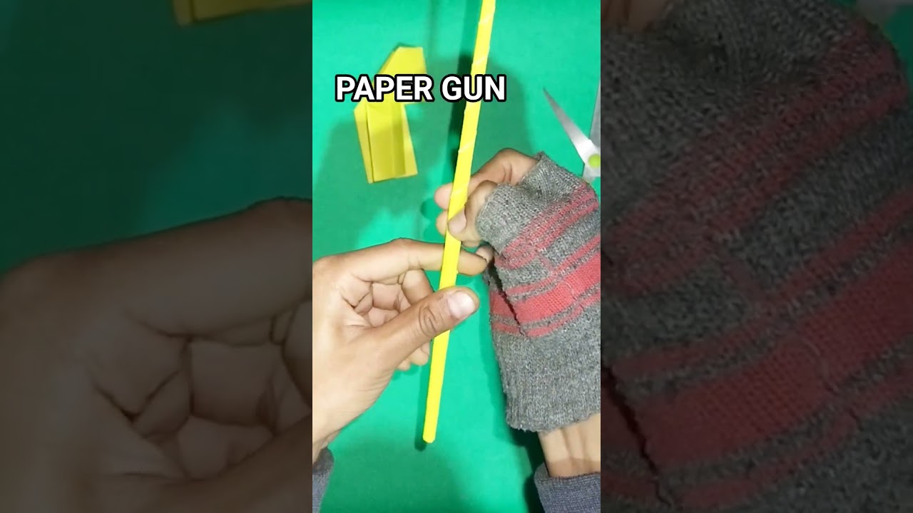 Easy step by step paper gun 