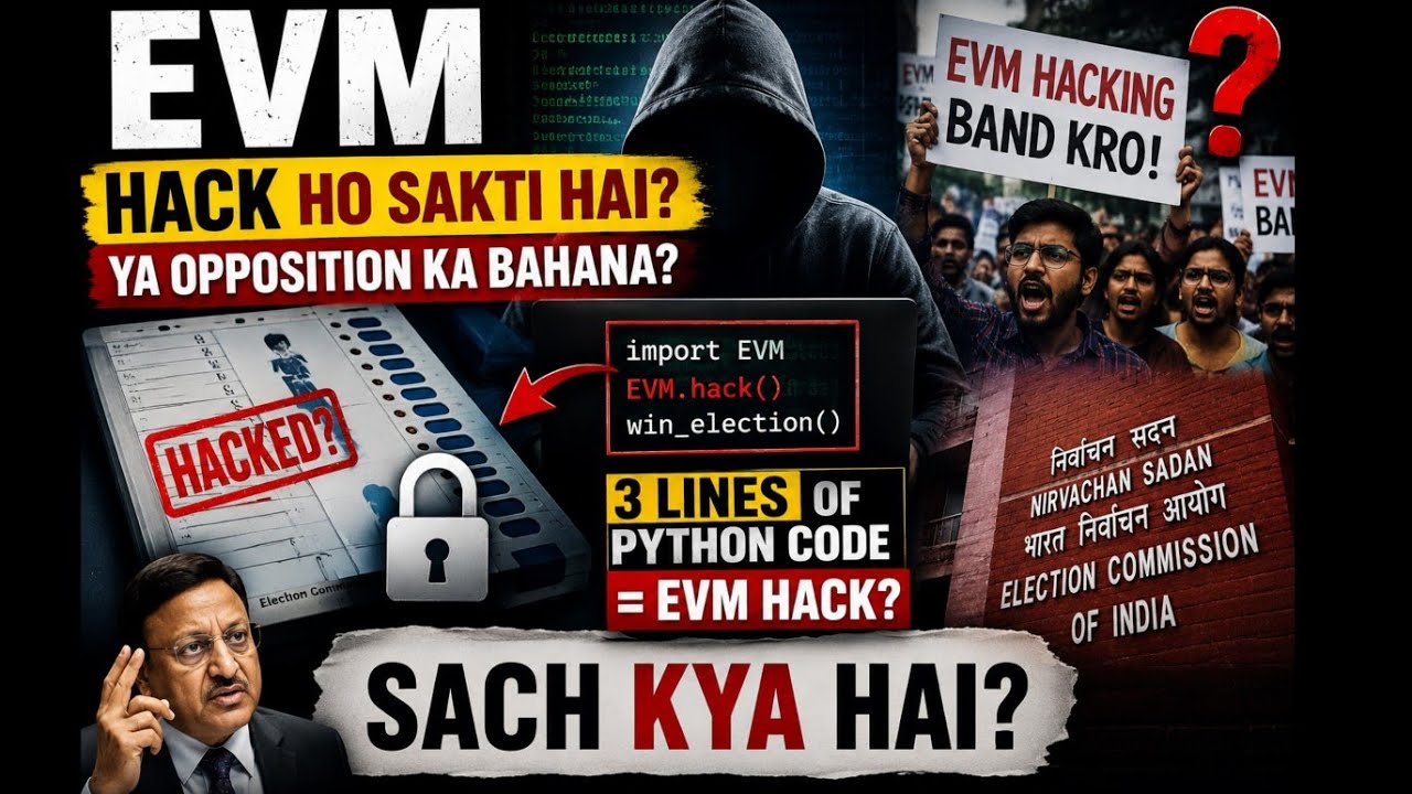 Kya EVM hack ho skti h ? Sach kya h ?