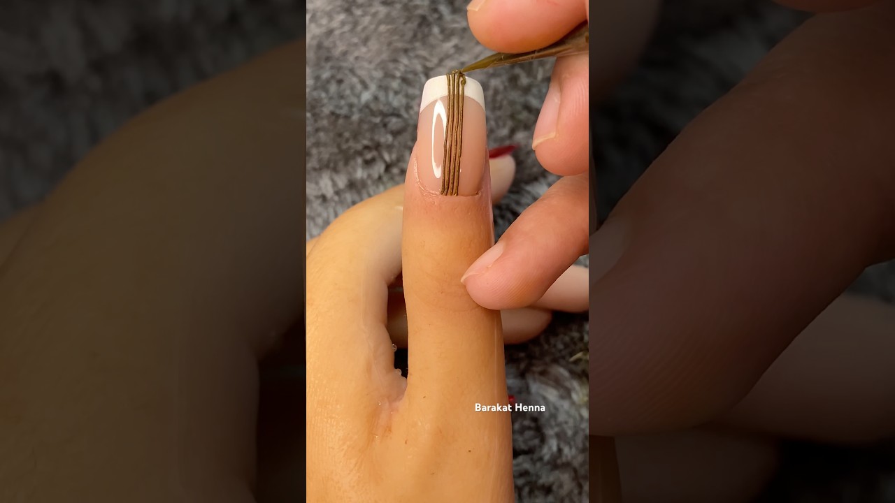 Nail Mehandi Tricks | Nail henna | Nail cone #nail #nailart #nailcones #mehndi #tricks #new #shorts