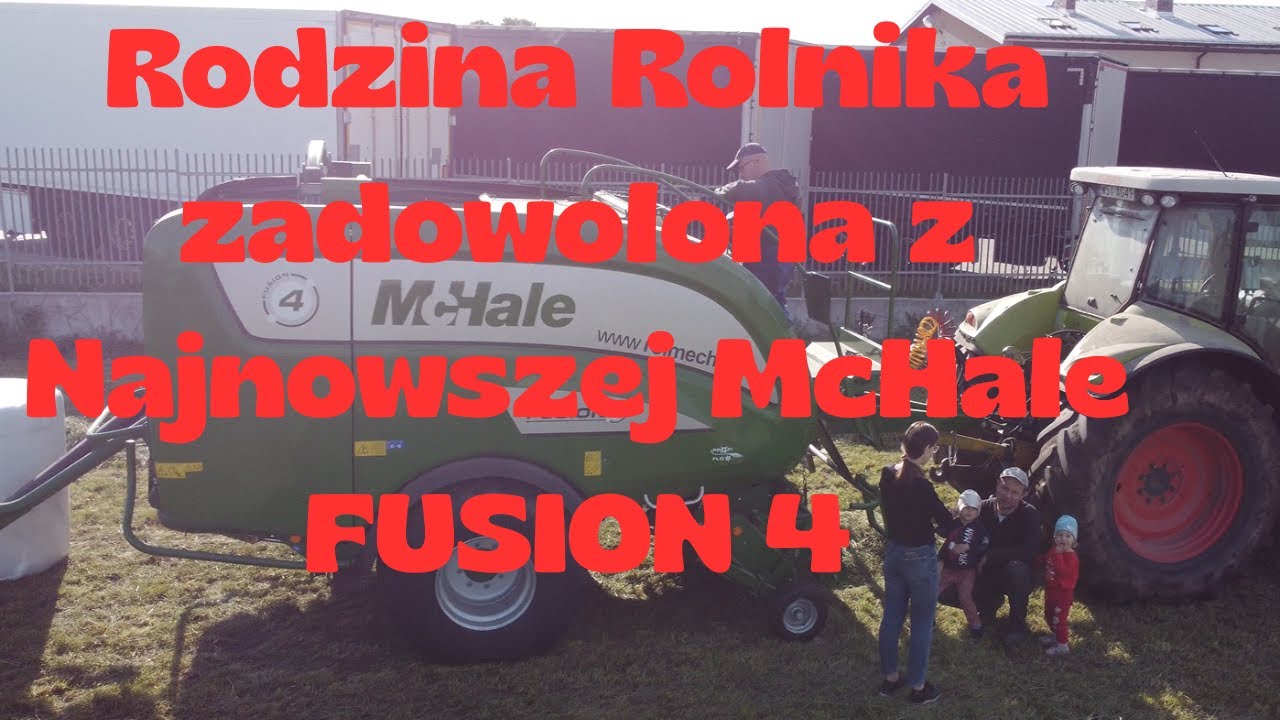 Jak się sprawuje najnowsza prasoowijarka McHale Fusion 4 w sianie? | ROLMECH