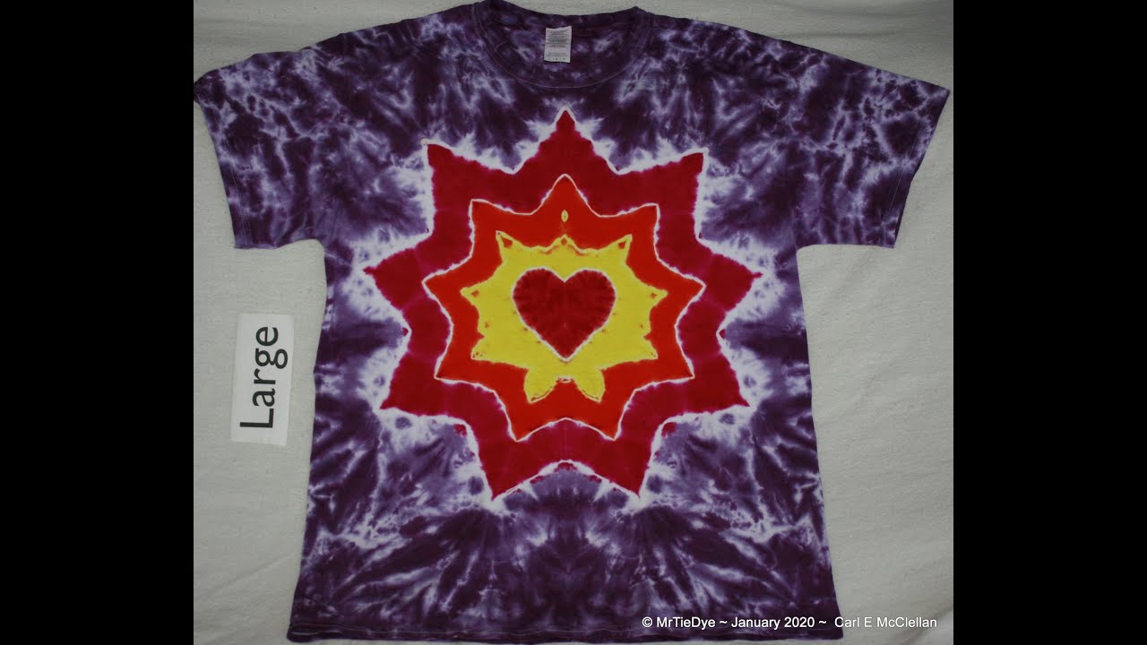 Tie Dye a Heart in a Star Tee