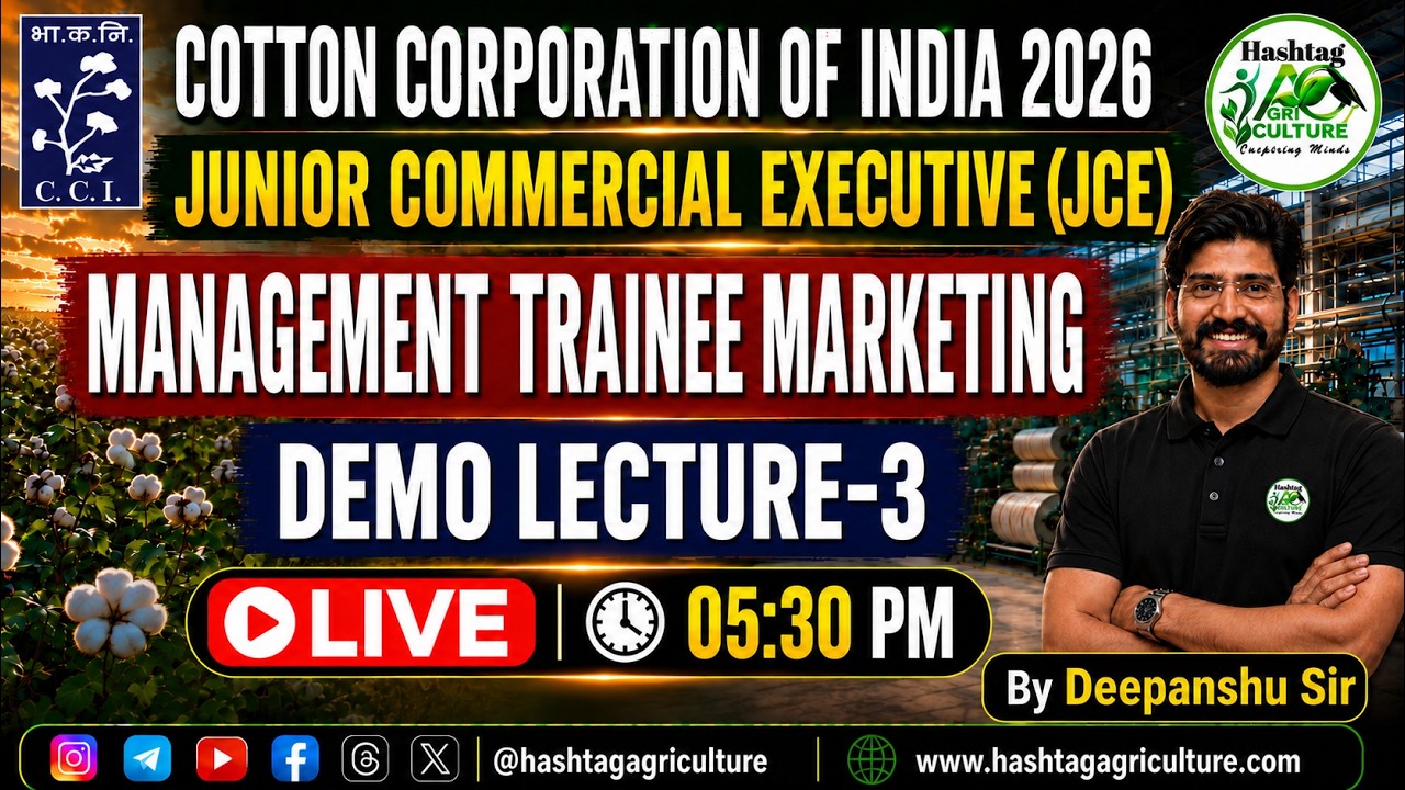 📢 CCI 2026 Demo Lect-03| CCI Junior Commercial Executive Batch| CCI MT Marketing | by Deepanshu Sir