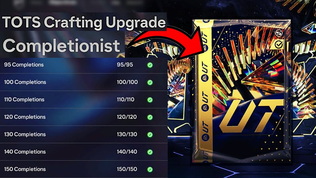 I COMPLETED ALL 150 TOTS CRAFTING UPGRADES AND GOT THIS...