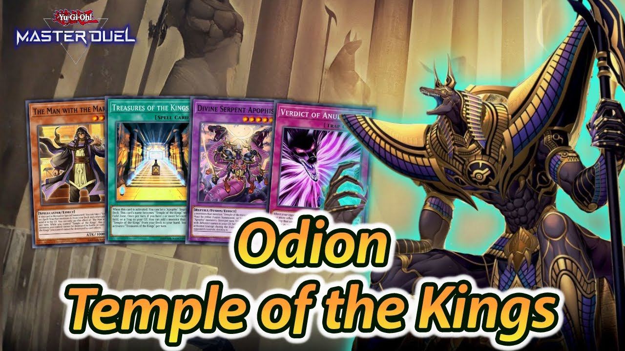Odion Trap Deck Master Duel 2025 | Temple of the Kings & Anubis the Last Judge Ranked Gameplay