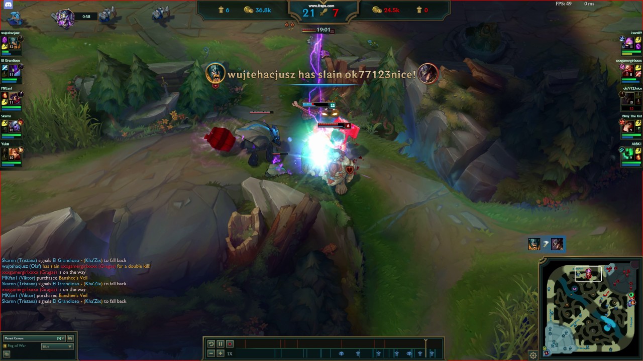 Olaf double kill
