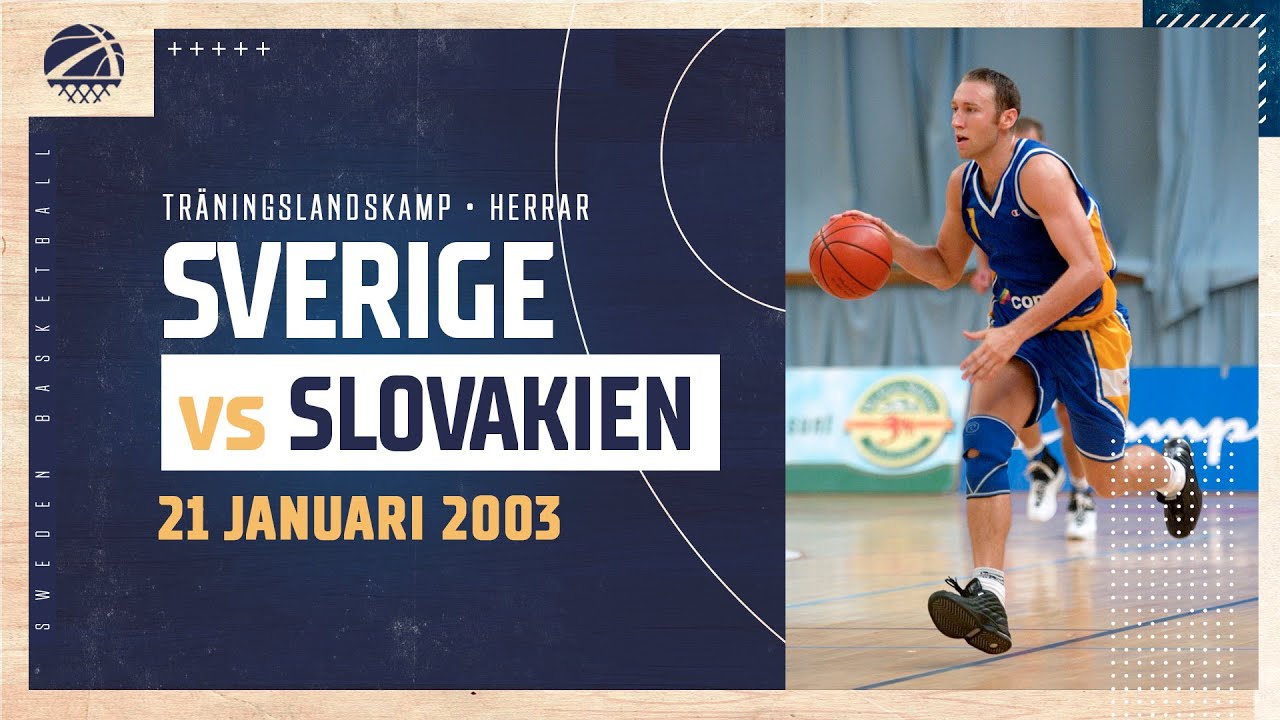 2003-01-21: Sverige-Slovakien 🇸🇪🇸🇰 (Herrar) | &Ouml;ppet Arkiv 🗃