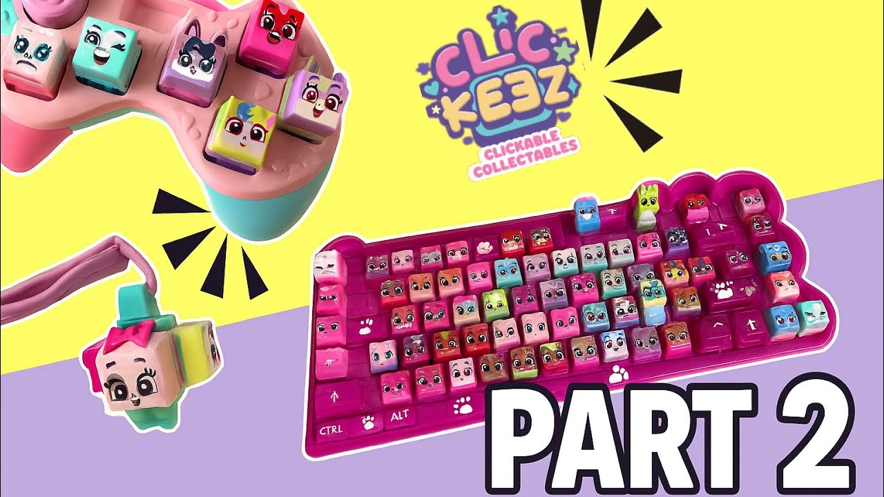 Распаковываем ещё Clickeez! Сколько найдётся для нашей клавиатуры?