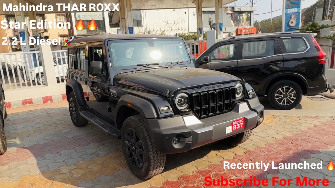 Mahindra THAR ROXX🔥Star Edition ||Black माफिया || Recently Launched||2.2 L Diesel🚀||Full Review 2026