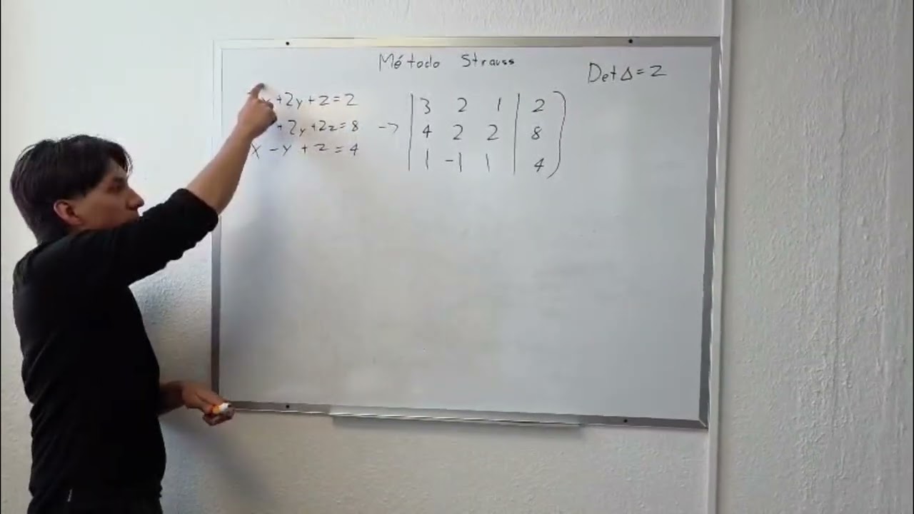 Resolución de matriz - Álgebra lineal | 2IA2