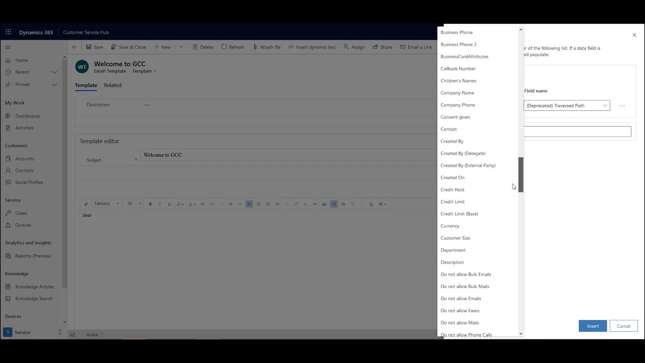 Dynamics CRM - Wave 2 2020 Email Templates