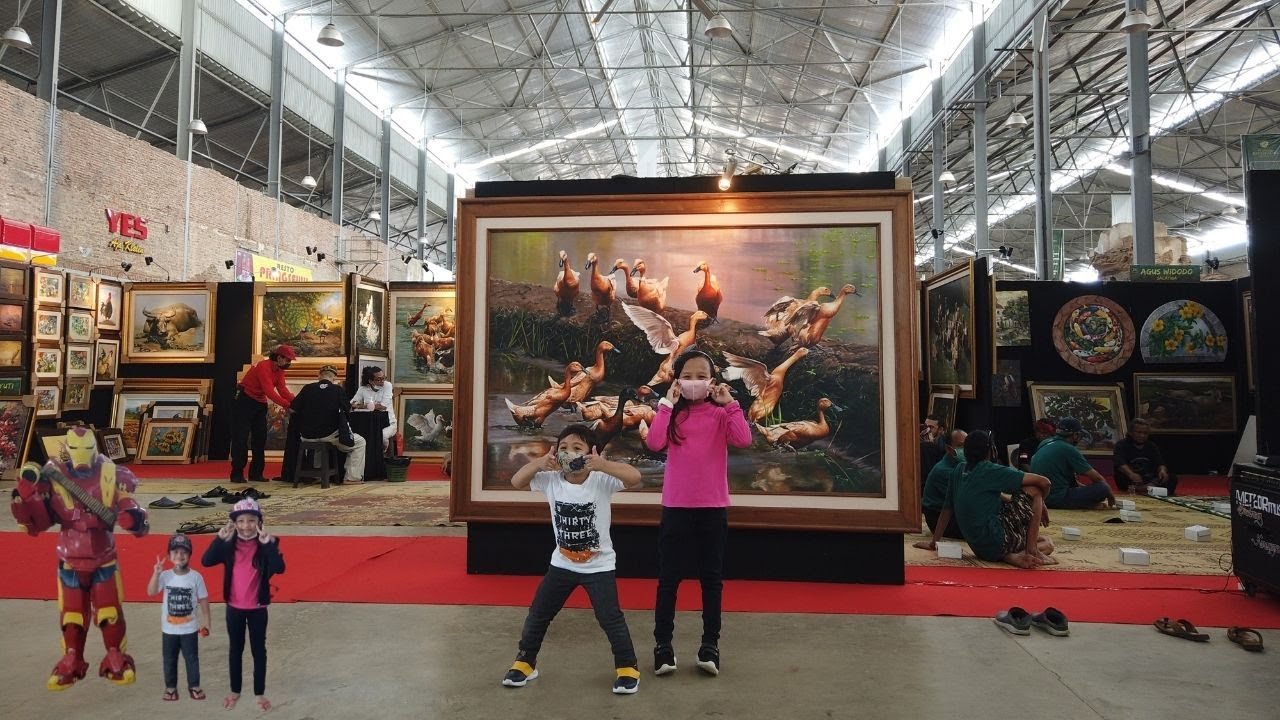 Pameran Lukisan di REST AREA Banjaratma | Suasana Rest Area KM 260B Banjaratma Brebes