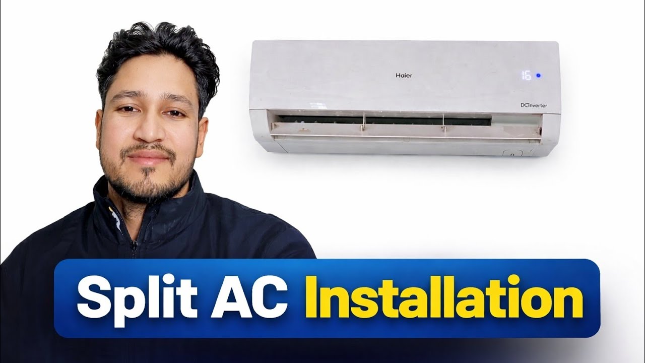 Split AC Installation Step by Step | स्प्लिट AC इंस्टॉलेशन कैसे करें | Full Installation Guide