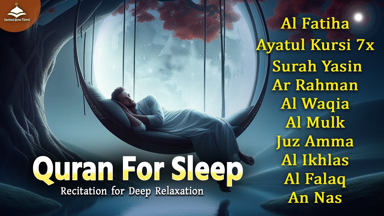HOLY Quran BEFORE Restful Sleep |AlFatiha,Ayatul Kursi,ArRahman,AlMulk & Yasin | Alaa Aqel