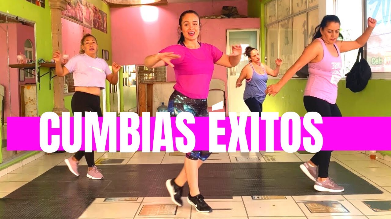 30 min de ÉXITOS DE CUMBIA | Rutina básica de cumbia para principiantes | Ejercicios en casa