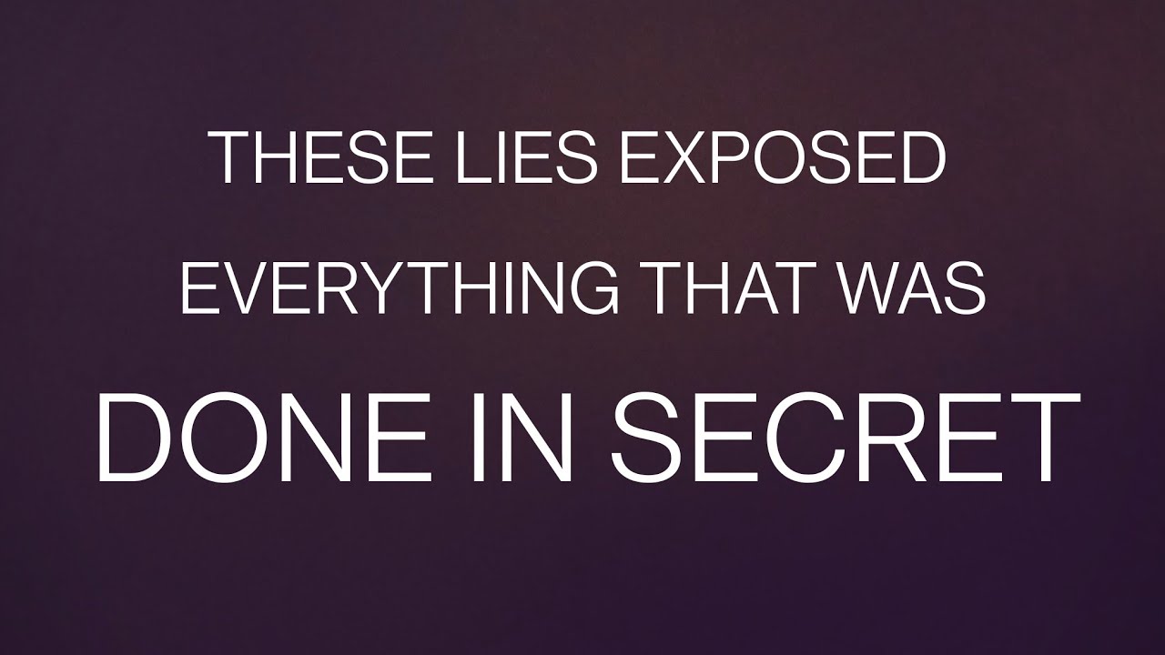 THEY DIDN'T KNOW WHILE THEY WERE CELEBRATING THE TRUTH WOULD STILL COME OUT‼️