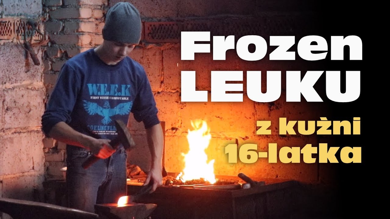 Kuźnia nastoletniego kowala i powstawanie kultowego noża / young blacksmith