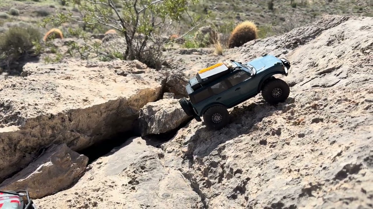Hobbyplus RockVan/Trx4m.A 1/18 scale adventure#rccrawl #traxxas #hobbyplus #4x4 