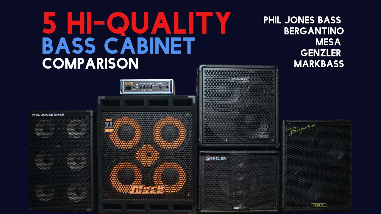 5 Hi-Quality Bass Cabinet Comparison Markbass、Genzler、Bergantino、Phil Jones Bass、Mesa、