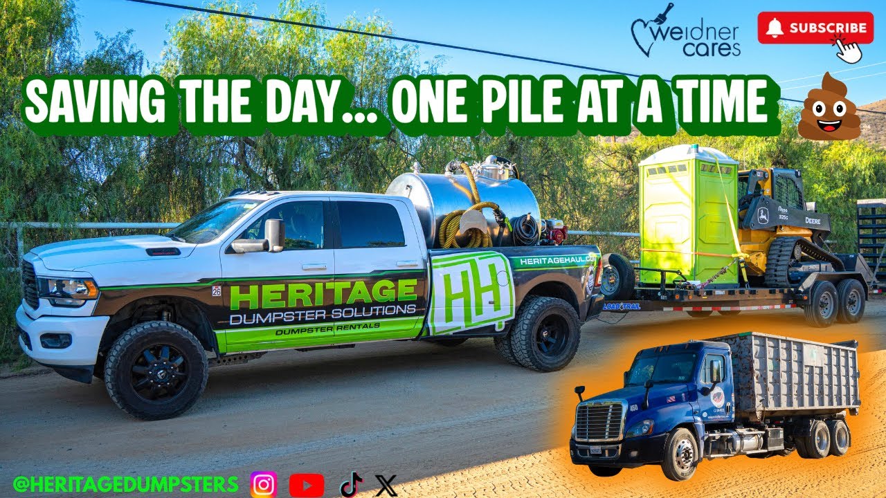 Saving the Day, One Pile at a Time | Heritage Dumpster Solutions Gives Back to a Horse Sanctuary