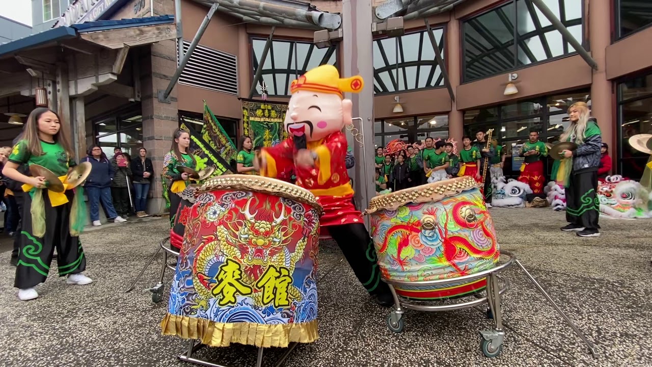 Money God Triple Drum Set @ Uwajimaya Seattle CNY 2020