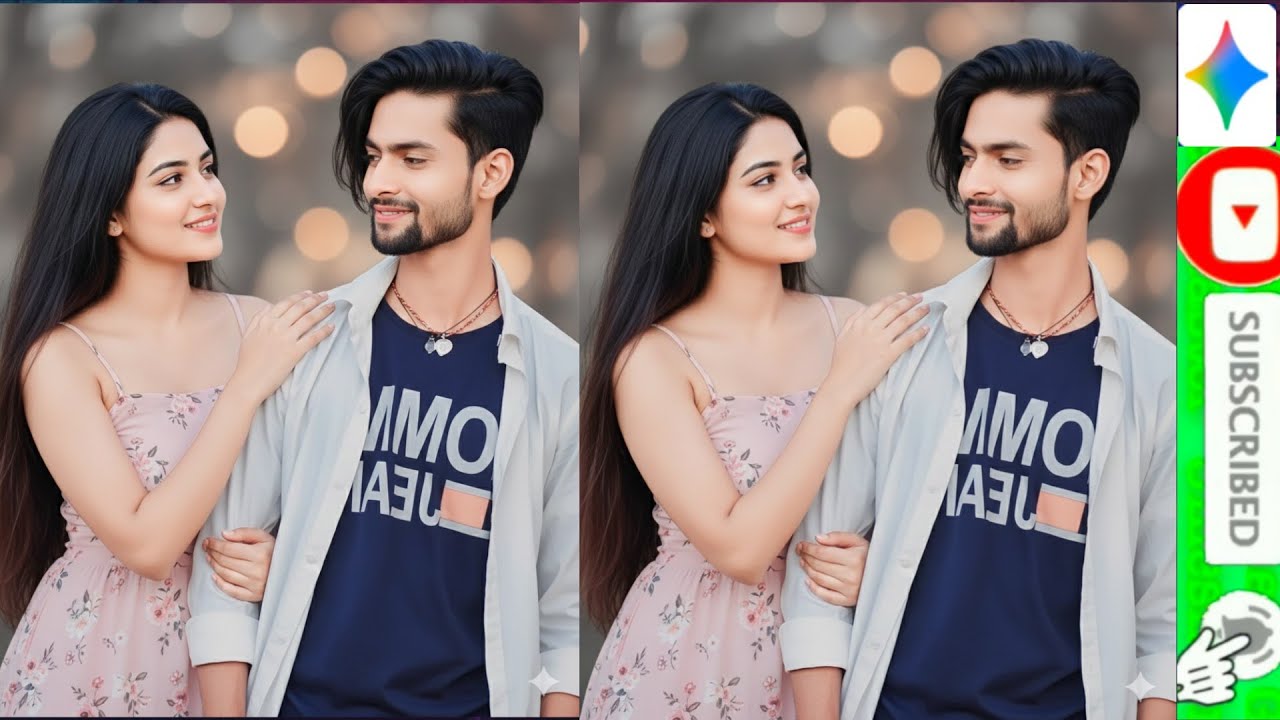 #ai aise photo kaise editing Kare ladki aur ladka sath mein aise photo kaise banaen ladki aur ladka 