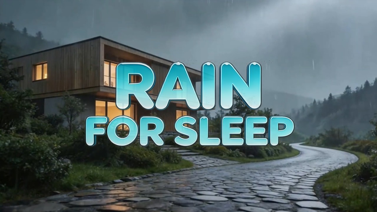 Mountain Cabin Rain Sounds for Sleep | Relaxing Rain Ambience (60 Minutes)