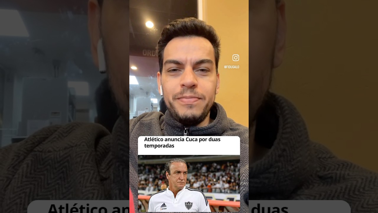 Cuca &eacute; Anunciado Pelo Galo! #galo #atletico #atleticomineiro #futebol #brasileir&atilde;o #libertadores