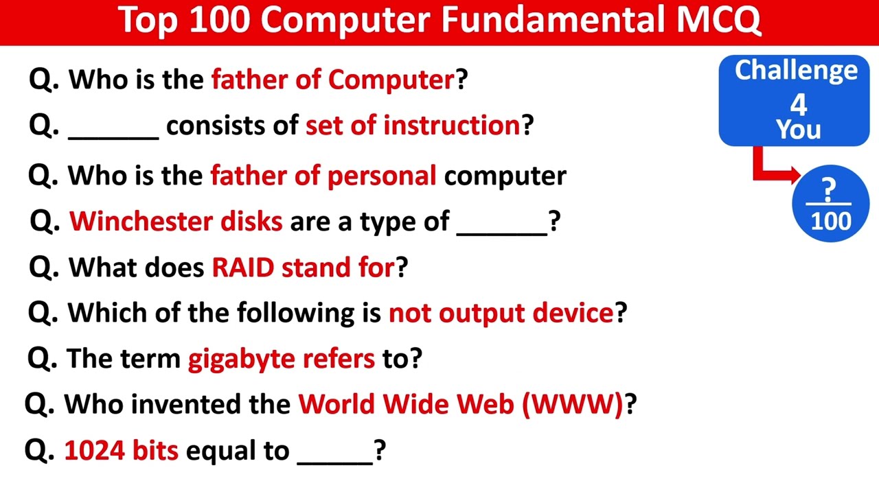Most Important Mcq's on Computer Fundamental | Computer MCQ | Computer Question | #jkssb #computer