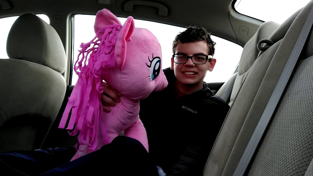 Destroying Large Pinkie Pie plush