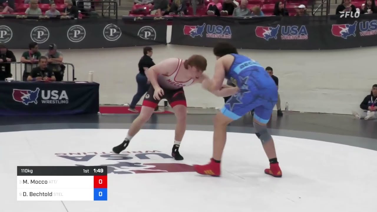 2024 U17 U.S. Open: Michael Mocco vs Dean Bechtold: 110 kg Best 2-3 Finals