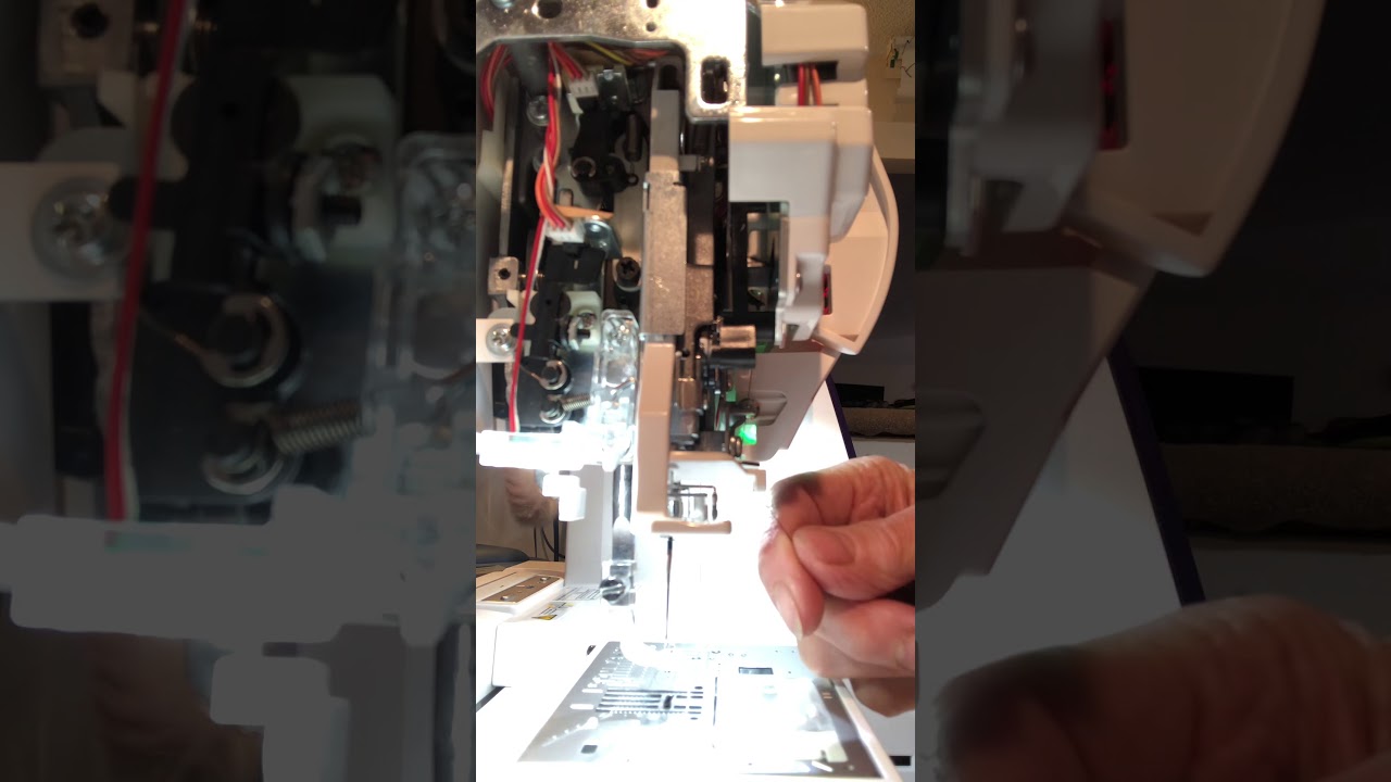How to use the Memorycraft 9850 needle threader