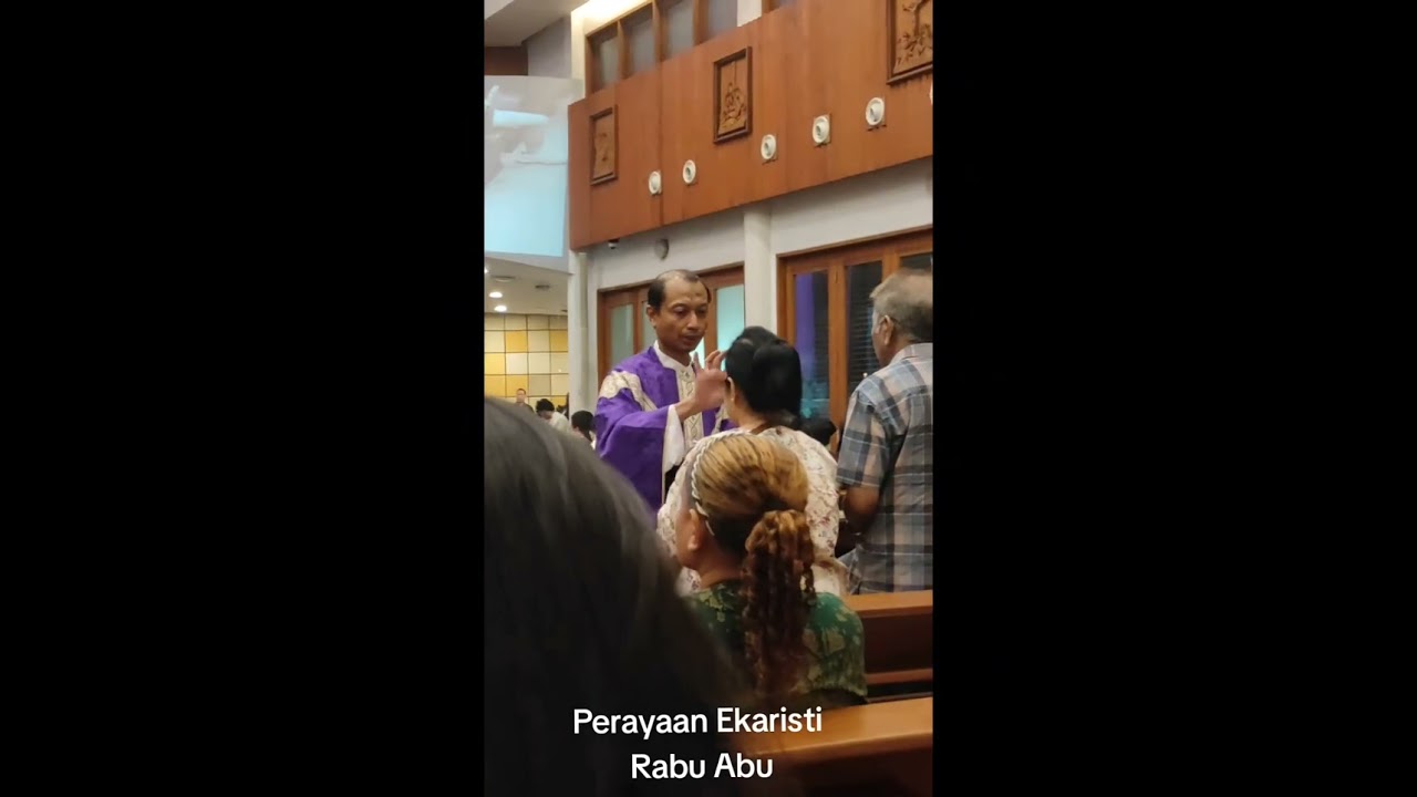 Perayaan Ekaristi Rabu Abu, 18 Feb 2026 di Gereja Santo Ambrosius