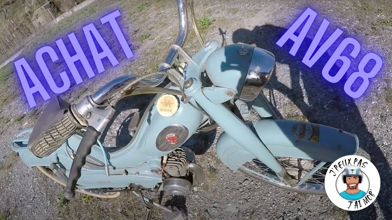 J'achète 😍 une Motobécane AV68 😱 Une mamie Parisienne de 1963