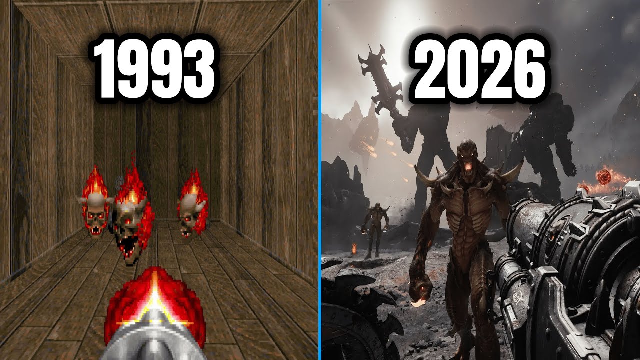 Evolution of DOOM Games (1993–2026) | From DOOM to DOOM: The Dark Ages