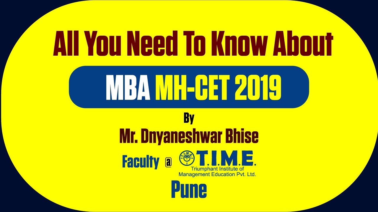 MBA MH-CET 2019 - All You Need To Know About It